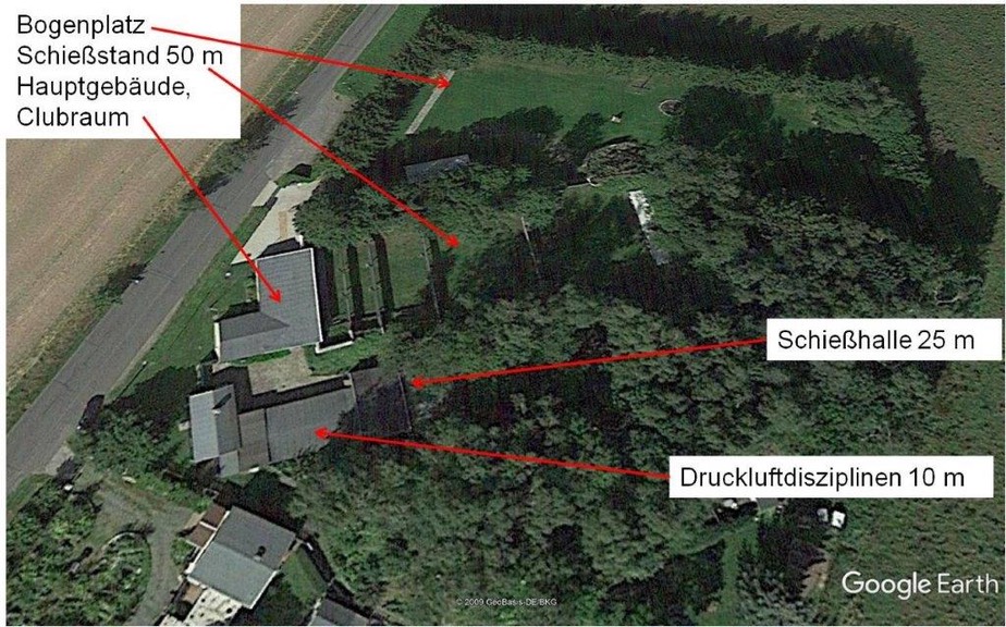 Luftbild Schießanlage